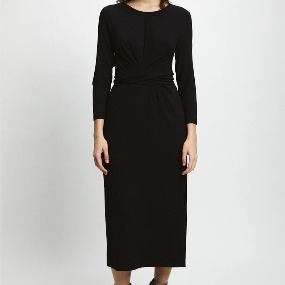 Bar III Black Long Sleeve Dress. Medium NWT